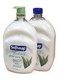 Softsoap Aloe Vera Hand Soap Refill 64 Fl Oz Bottle (Pack of 2) w/Pump