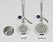 SPUNKYsoul Dreamcatcher Essential Oil & Aromatherapy Diffuser Long Necklace Dazzling Crystal Beaded Stainless Steel Chain, Feather and Amethyst Bead Charms | Use with Young Living & doTERRA Oils