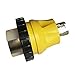 Parkworld 692101 Shore Power Adapter Generator 30A L5-30P Male to Marine 50A SS2-50R Female with Locking Ring