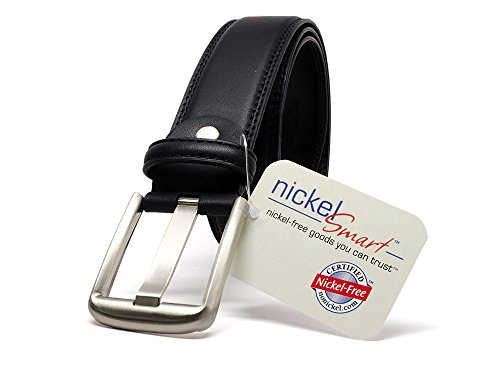 Nickel Free Wide Pin Belt, Black 36"