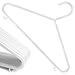 Hangerworld Pack of 72 White Plastic Coat Hanger with Pants / Skirt Bar for Baby & Toddler 11.4 Inches