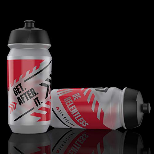 KOM Cycling Water Bottle 2 Pack. Cycling Water Bottle Set to Inspire
