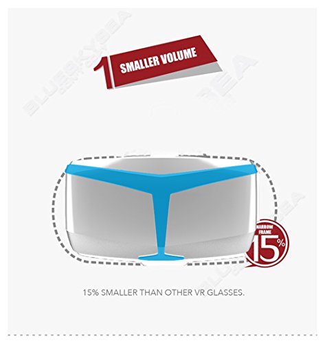 Chunnuan-UCVR-VIEW-Virtual-Reality-VR-3D-360-Degrees-Full-View-Immersive-Gaming-Experience-Glasses-Blue-For-5-To-57-Inch-Smarthone-Blue