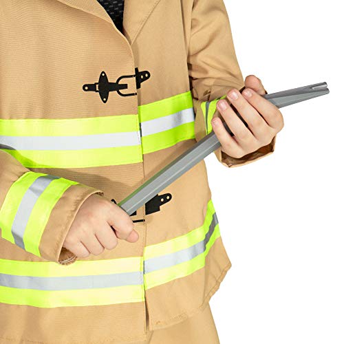 Hauntlook Firefighter Accessory Kit for Kids Costumes, Dress Up & Roleplay - Axe, Helmet - Thumbnail 3