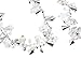Kurt Adler Clear Acrylic Bead Garland