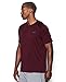 Under Armour Men's Tech Short Sleeve T-Shirt, Dark Maroon/Graphite, Medium