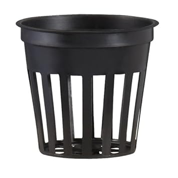 schwarz 8 cm Gitternetztopf Dünger Garten & Terrasse cannepp.com