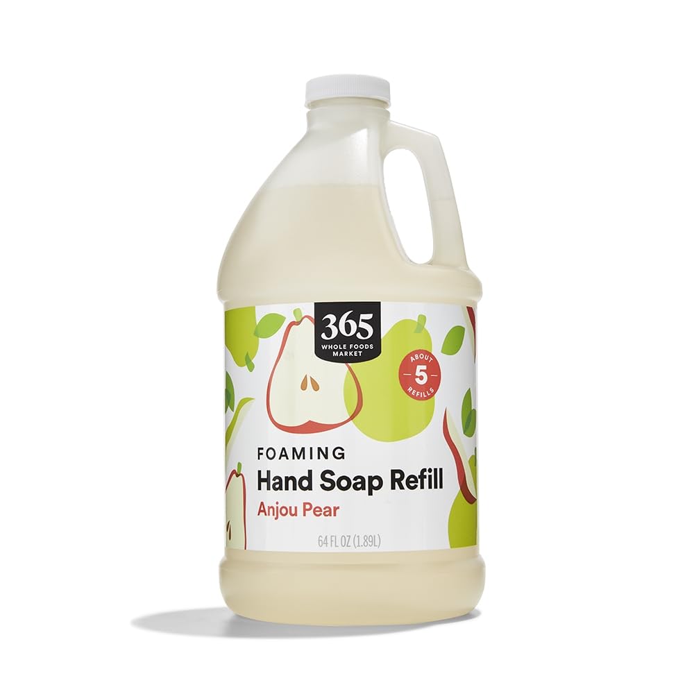 Photo 1 of 365 by Whole Foods Market, Hand Soap Foaming Anjou Pear Refill, 64 Fl Oz
