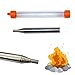 Dreamyth Blow Fire Tube, Outdoor Pocket Bellow Collapsible Fire Tool Camping Survival Blow Fire Tube