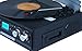 Boytone BT-17DJB-C 6-in 1 Turntable 3-Speed Stereo, 2 Built in Speakers Digital LCD Display AM/FM Radio + Supports USB/SD/AUX+ MP3, Cassette & WMA Playback /Recorder & Headphone Jack + Remote