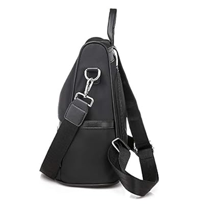 icemart Girls Fashion Backpack Cute Mini Leather Backpack Purse for Women (Black) PG-0033