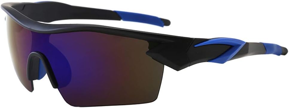 Joyfeel Buy Men Sunglasses Sports Style Flexible Frame Glasses UV400 for Riding Outdoor Activity Anti Sunshine (A)