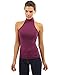 PattyBoutik Women's Halter Turtleneck Open Back Blouse