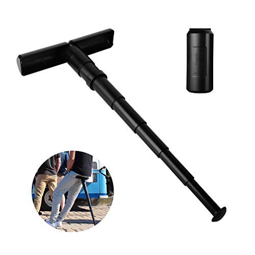 LAOLIU Portable Seat Folding Telescopic Stool Chair Walking Adjustable Hiking Hunting Fishing Outdoor Cane Camping Lightweight Pocket Travel Compact Activities Crutches Massage