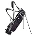 Tangkula Golf Stand Bag, Lightweight Organized Golf Bag, Easy Carry Shoulder Bag with 4 Way Dividers and 4 Pockets for Extra Storage