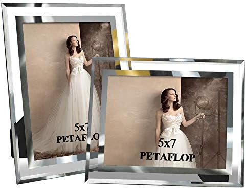 Petaflop フォトフレーム 2l判サイズ 2枚セット 写真立て ガラス おしゃれ ギフト 卓上用