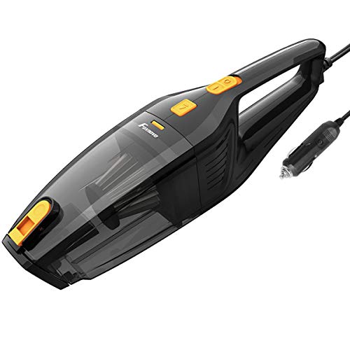 Foxnovo Car Vacuum Cleaner,DC 12V 120W High Power,Wet Dry Portable Handheld Auto Vacuum Cleaner for Car with 1