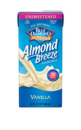 Blue diamond dairy free almond breeze almondmilk, unswe…