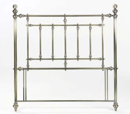 Bentley Designs Imperial Antique Brass 4ft 6in Double Metal Headboard 1320H