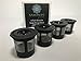 4 Pack Reusable Single K-Cup Filter Pod Coffee Stainless Mesh for Keurig Brewers By Samana's Goods, Replacement Black Plastic Kcups Reuseable Cups for Kcup Machine Coffe Machines Coffeemaker