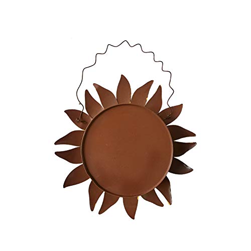 E-view Metal Sunflower Birdhouse Decorative Hand-Painted Hanging Bird House - Thumbnail 6