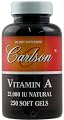 Carlson Labs Vitamin A Natural, 25000 IU