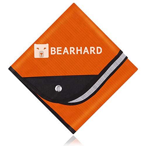Bearhard Emergency Blanket Pro+, Heavy Duty Thermal Waterproof Windproof Tear Resistant Survival Blanket
