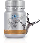 New Zealand Heme Iron Supplement - 1000mg x 90 Soft Gel Capsules - Iron Deficiency Supplement for Anemia - Deer Blood w/ Ferrous Fumarate - Supports Energy, Strength and Circulation for Men and Women