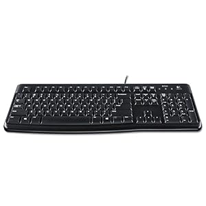 Logitech K120 Clavier USB câblé pour entreprise – Disposition américaine