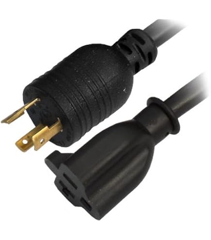 Monoprice Verlängerungskabel Heavy Duty – 2 Fuß (ca. 61 Cm), NEMA L5-20P Auf NEMA 5-15/20R, 12 AWG, 20A, 125V, Schwarz