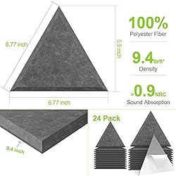 JBER Triangle Acoustic Panels Beveled Edge Sound