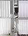 LanMeng Solid Fabric Extra Long Shower Curtain Liner for Bathroom, Hotel Quality Machine Washable (72-by-78 inch, White)