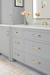 Amerock | Cabinet Pull | Golden Champagne | 3-3/4