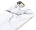 A-Focus Case for iPhone SE 2020 Case White Marble, iPhone 7 Case, iPhone 8 Marble Case, IMD Design Smooth Series Stone Pattern Flexible TPU Shell Case for iPhone 8/7 / SE 4.7 inch Glossy Gray 2