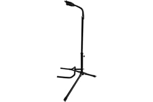 Guitar Stand, Adjustable Floor Stand with Silicone Lock Bass Stand for Electric Bass Acoustic Guitar Display Musicians Studio