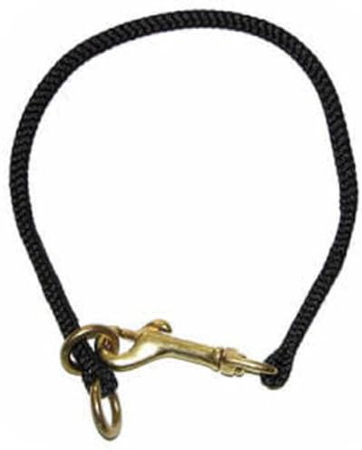 Nylon Dominant Dog Choke Collar Black, 20 inch