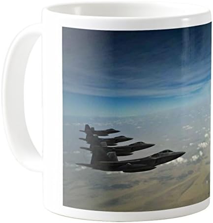 AquaSakura - F 35 Lockheed F 35a Lightning Ii Jet Aircraft Military - 11oz Ceramic Coffee Mug Tea Cup