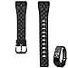 Juboury Replacement Band,Adjustable Strap for Juboury Heart Rate Activity Trakcer Smart Wristband (Black)