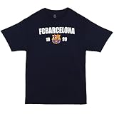 FC Barcelona Football Basic Adult T-Shirt - Navy Blue