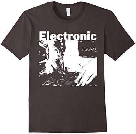 Men's Electronic Sound T Shirt Dj Mixer Music Culture Apparel Medium Asphalt