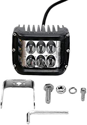 Wivarra 1Pcs 45W LED Luz de Trabajo LáMpara Cuadrada LáMpara