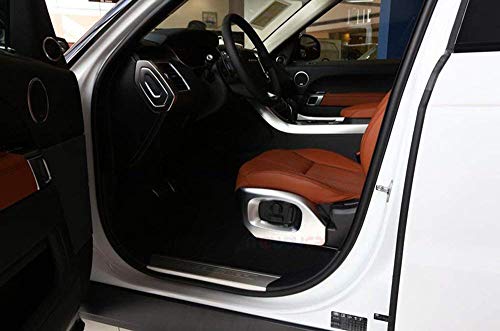 ABS Chrome Car Interior Seat Side Cover Frame Trim for Landrover Range Rover Vogue SE 2013-2017, for Range Rover Sport 2014-2017