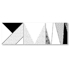 3 Piece Canvas Wall Art-The Magic of Minimalism-Canvas Prints Home Artwork Decoration for Living Room,Bedroom - 12"x12"x3 Panels