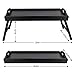 Bed Tray Table with Folding Legs Wooden Serving Breakfast in Bed or Use As a, Platter, TV Table Laptop Computer Tray Snack Tray Large Size