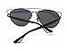 GAMT Retro Vintage Mirrored Aviator Sunglasses Metal Frame Glass Lens Classic Style Silver