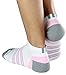 Adidas Women's Single Pack Tour Climacool Socks (6-10 US, White/Pink/Gray)