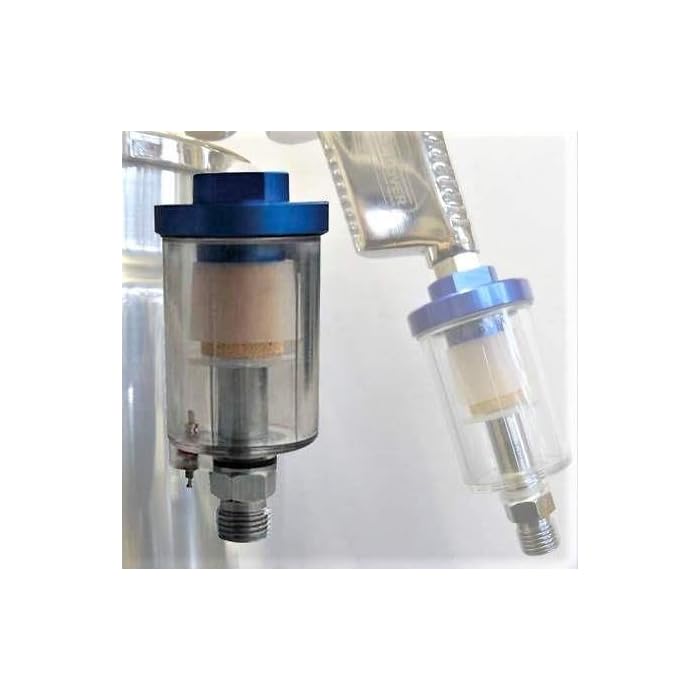 Buy ANMSALES Spray Gun in Line Filter Water Trap Clear 9cm Painting