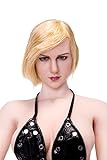 Phicen 1/6 Scale Head Sculpt with Short Blonde Hair for 12