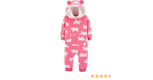 baby bear fleece jumpsuit