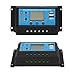 CoZroom LCD Solar Charger Controller/Regulator with Intelligent Dual USB Port, 20A 12V/24V